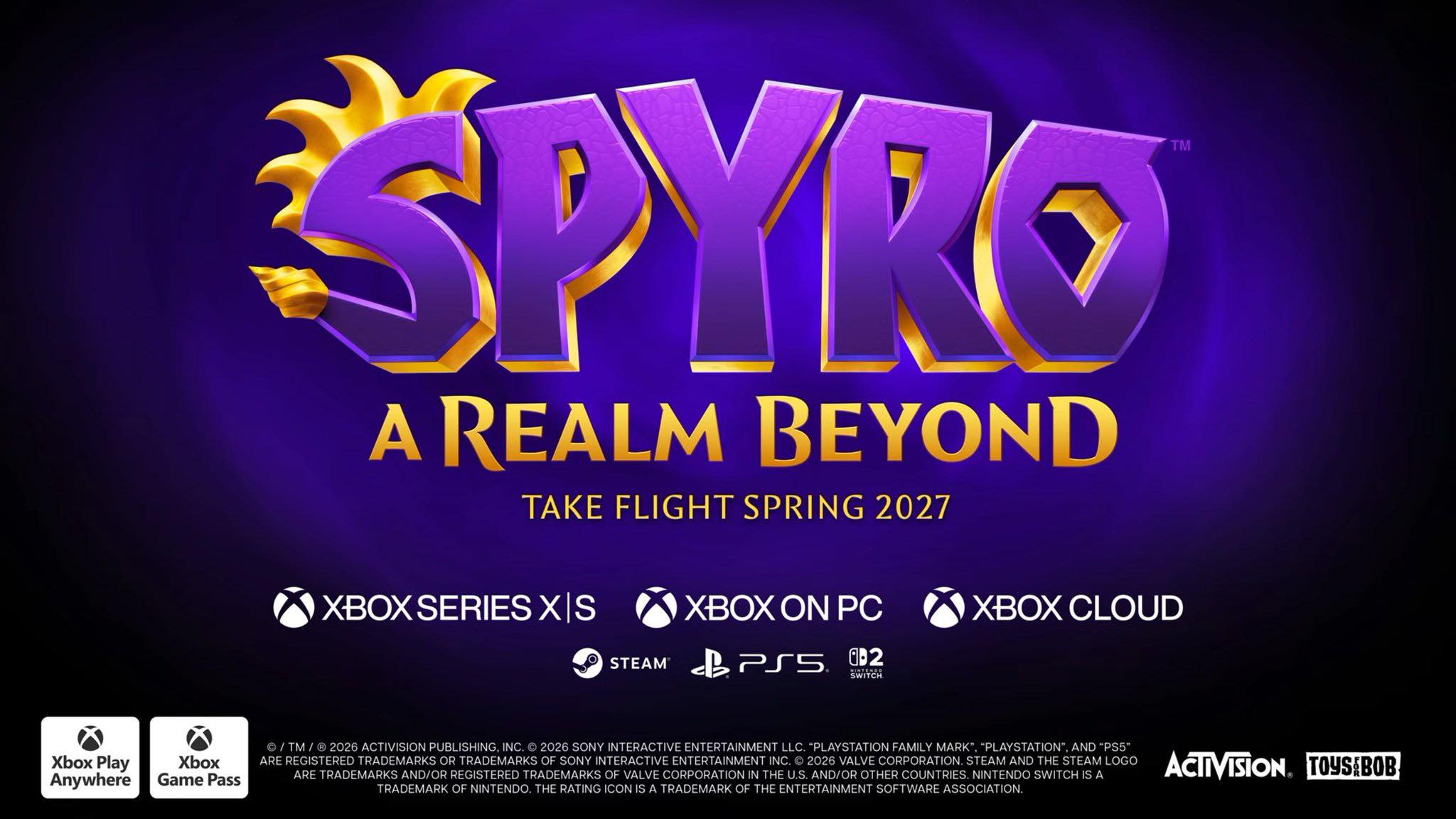 Spyro A Realm Beyond announced for PS5, Xbox, Switch and PC