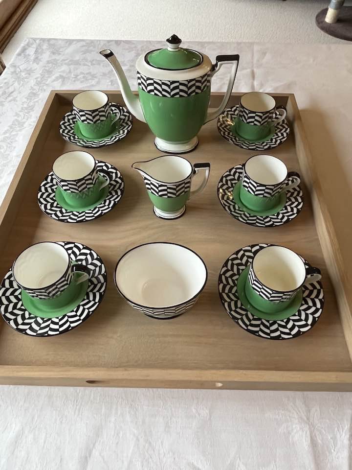 Minton china coffee set from early 20th century