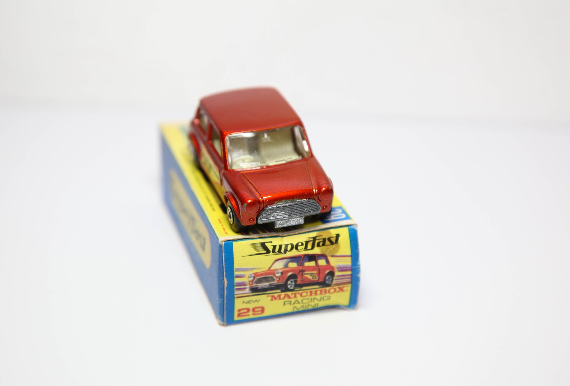 Matchbox Superfast No 29 Racing Mini In Original Box - One of my