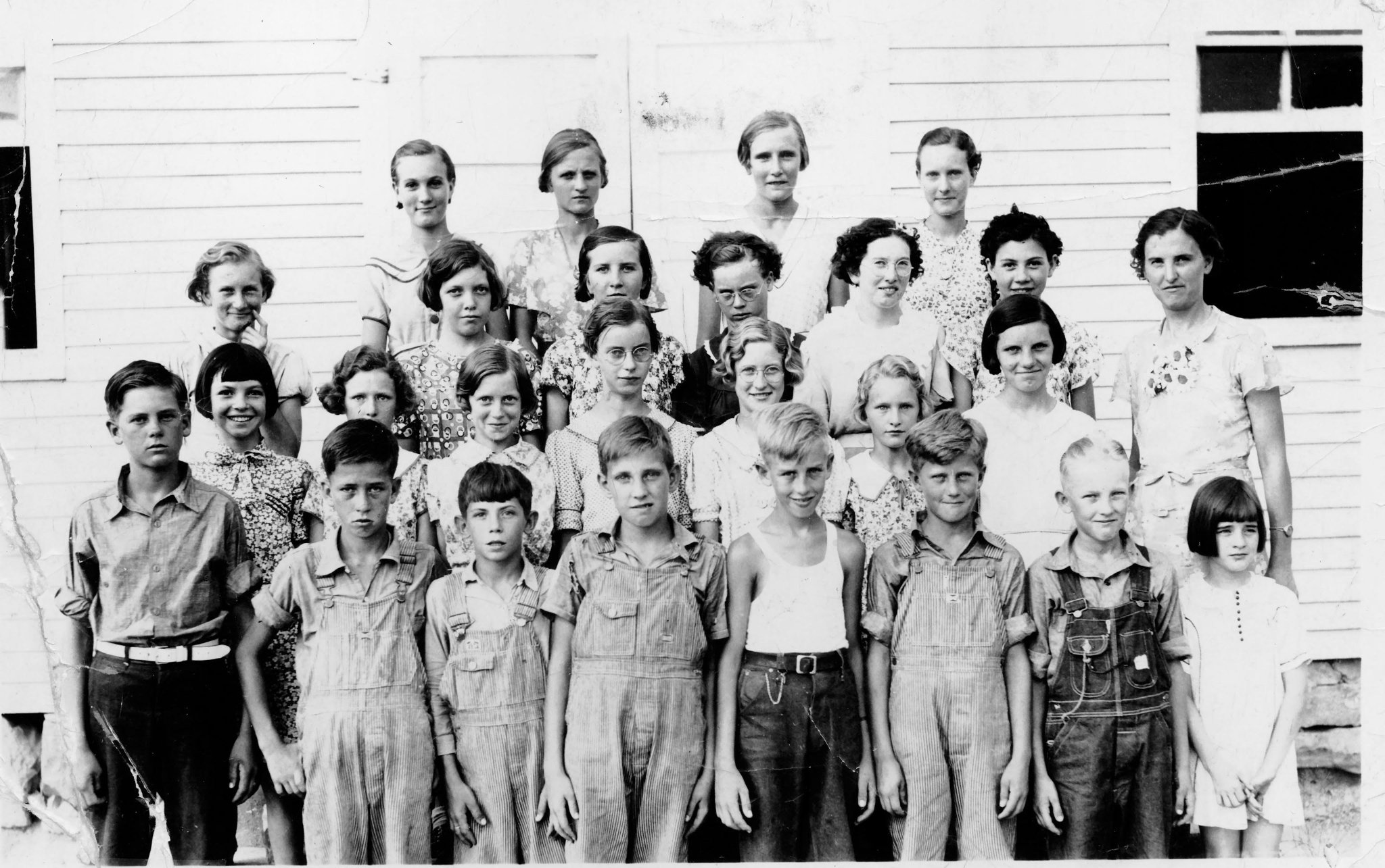 Barry - Shell Knob Grade School 1937-38 Front: Roland Kimball, Eugene ...