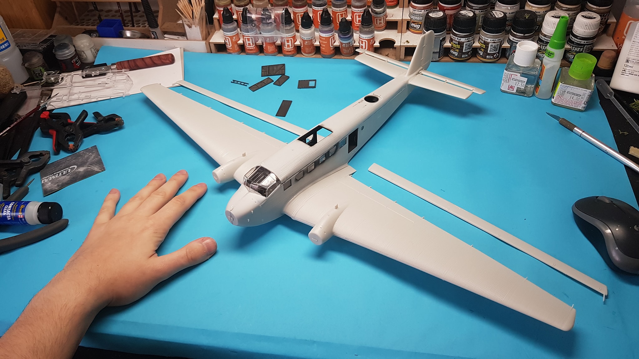 Revell 1/48 Junkers Ju-52/3mg4e transport model kit
