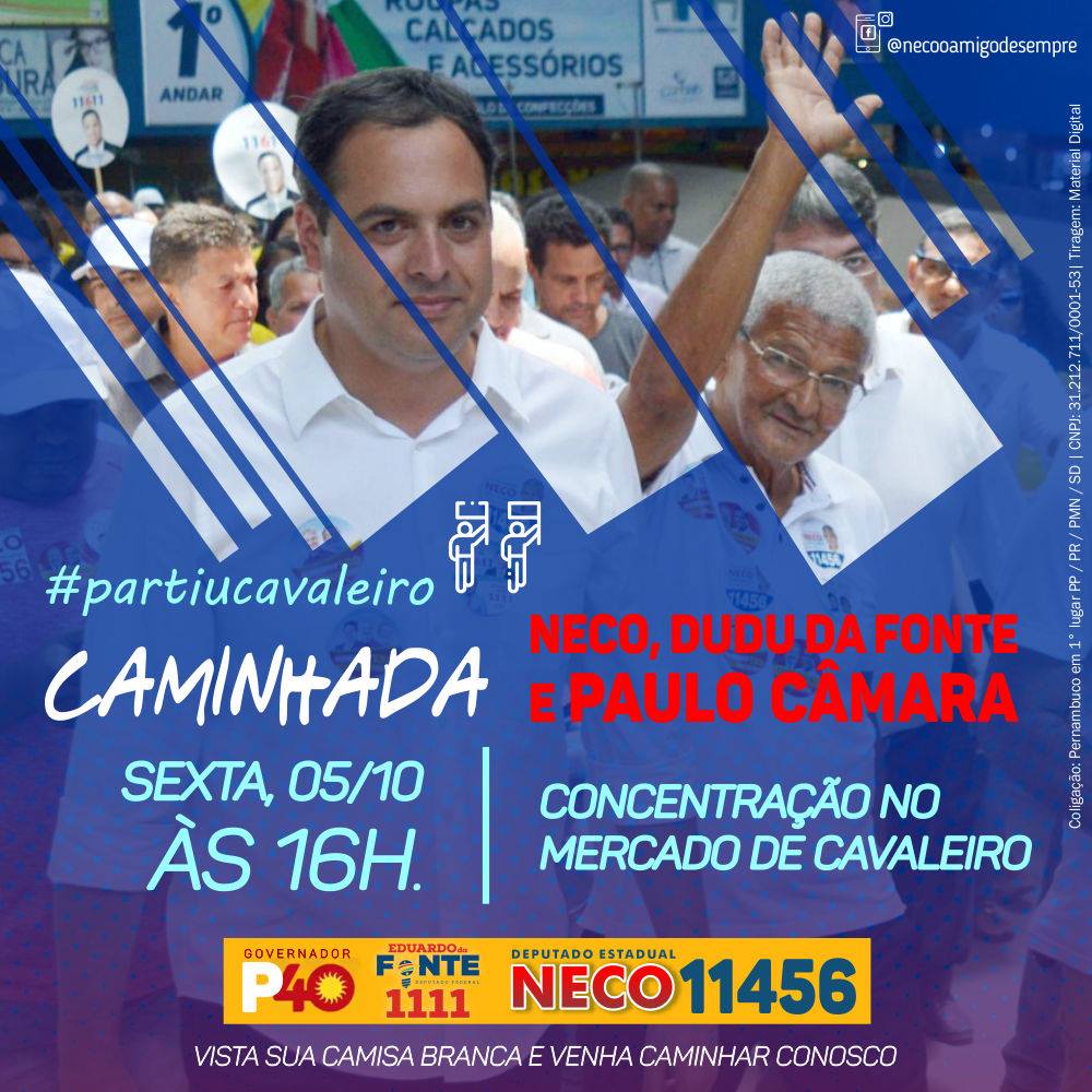 Neco - Amigo de Sempre - INAUGURAÇÃO COMITÊ DE PRAZERES LOCAL: Rua Arão ...