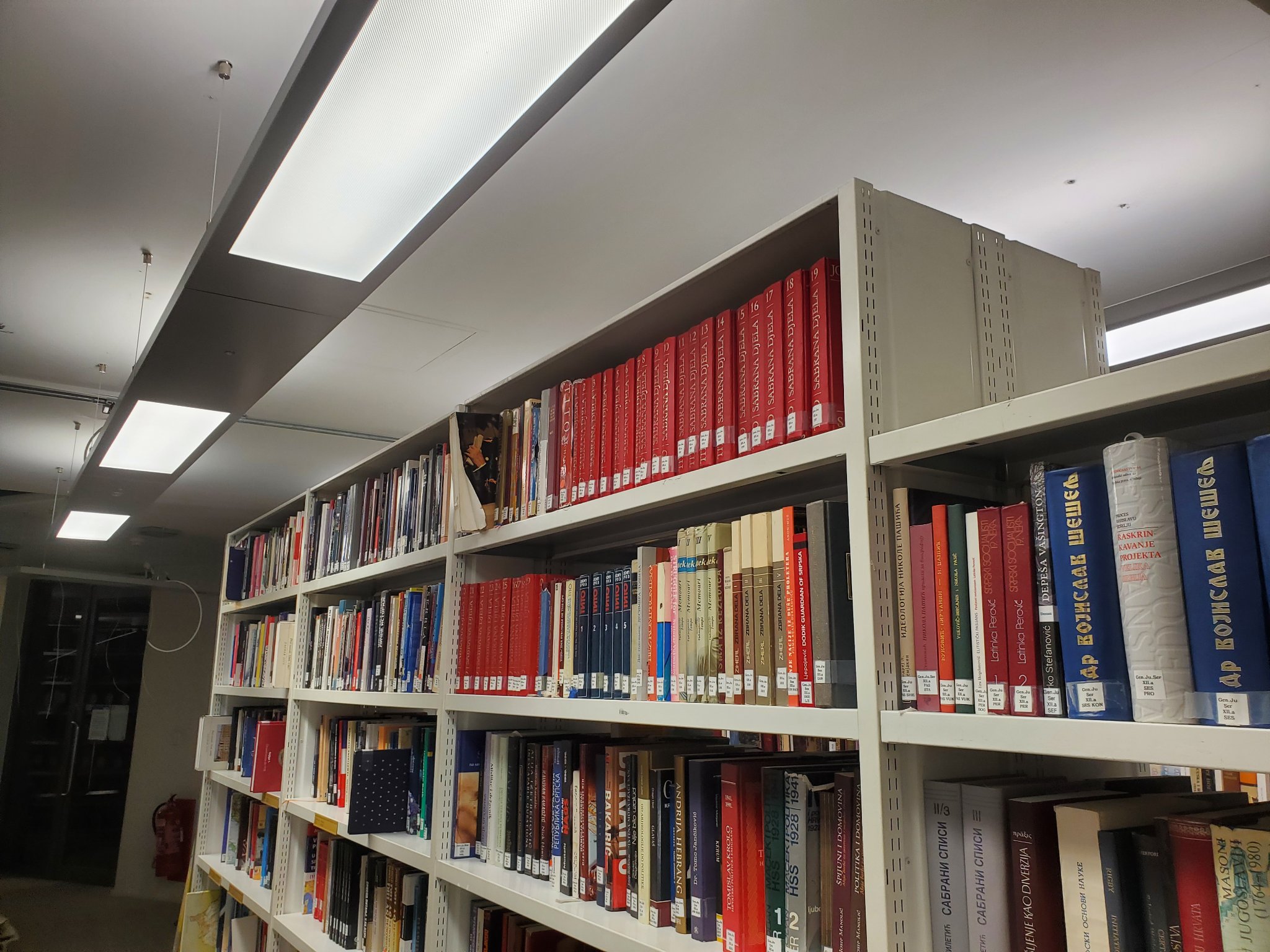 The lighting replacement work on the... - UCL SSEES Library