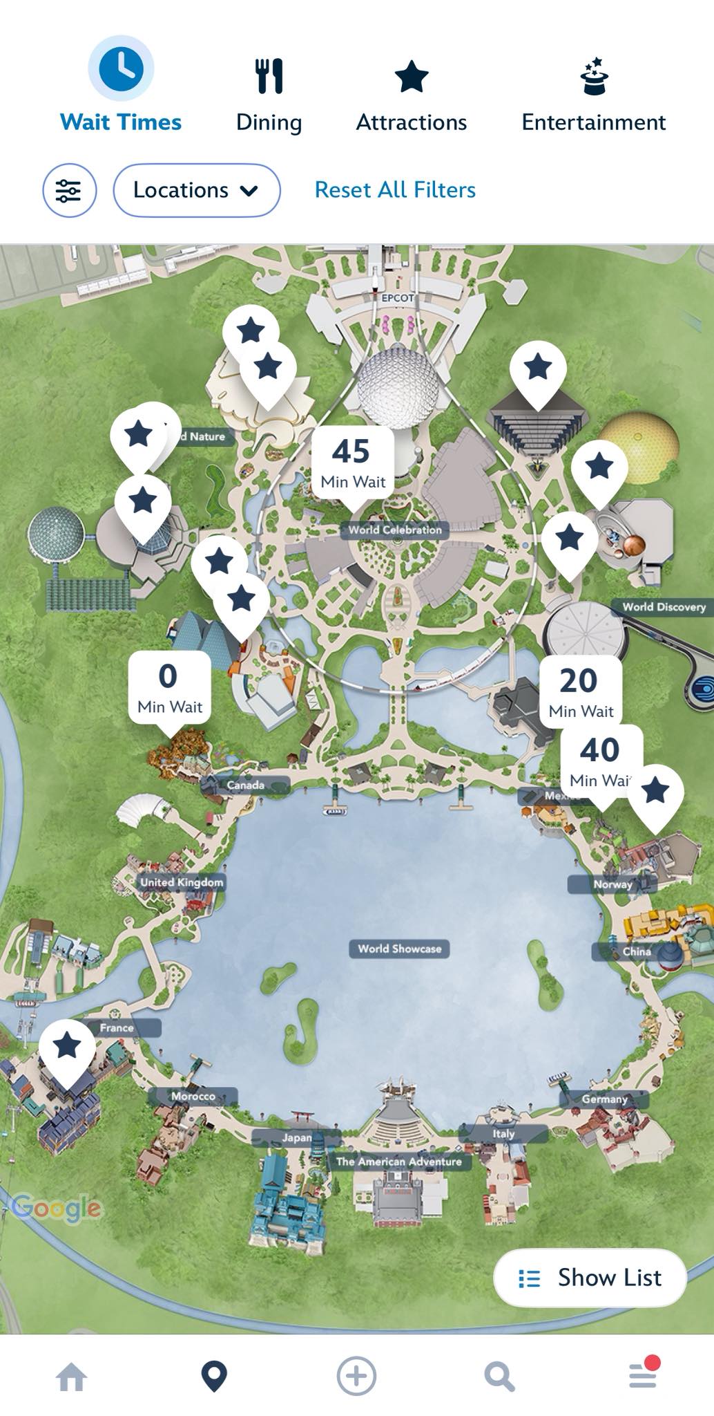 Epcot is having a rough day today 😞 | Facebook