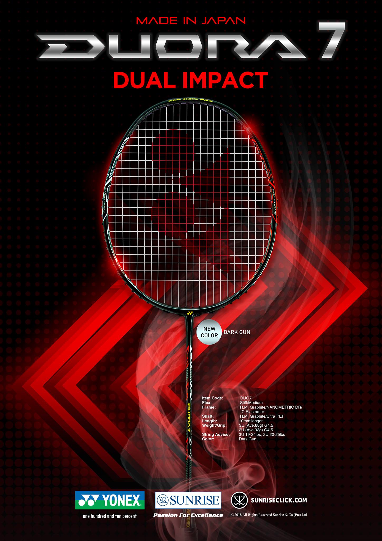 Introducing the DUORA 7 with a new design displaying an eye
