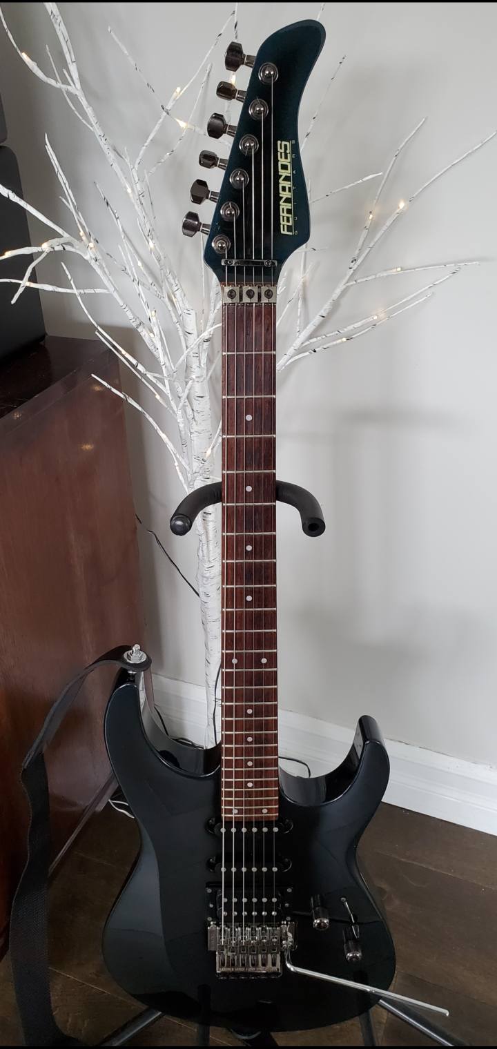 Fernandes fr-120av guitar specifications