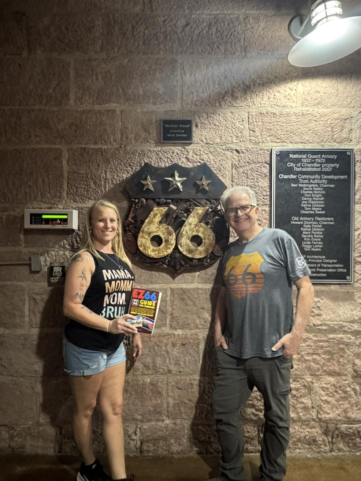 Visit Jerry McClanahan's studio on Route 66