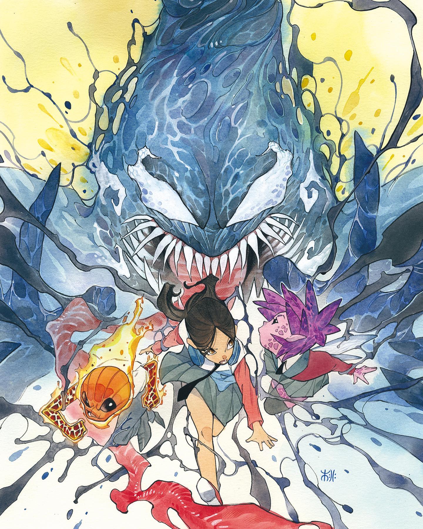 Peach Momoko's Doctor Strange issue 1 watercolor cover