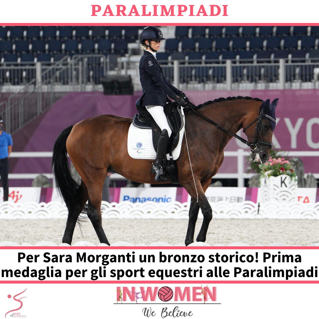 #Paralimpiadi & #Equitazione 🐴 🥉 Una... - Sport al Femminile | Facebook