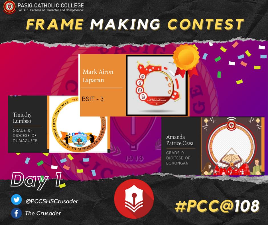 The Crusader - LOOK: Winners in the FB Frame-making Contest