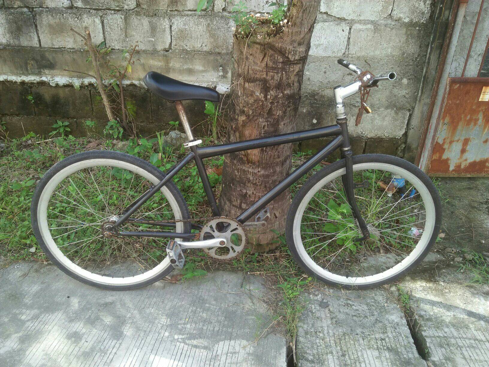 Turning my old 26er mtb frame into fixie bike