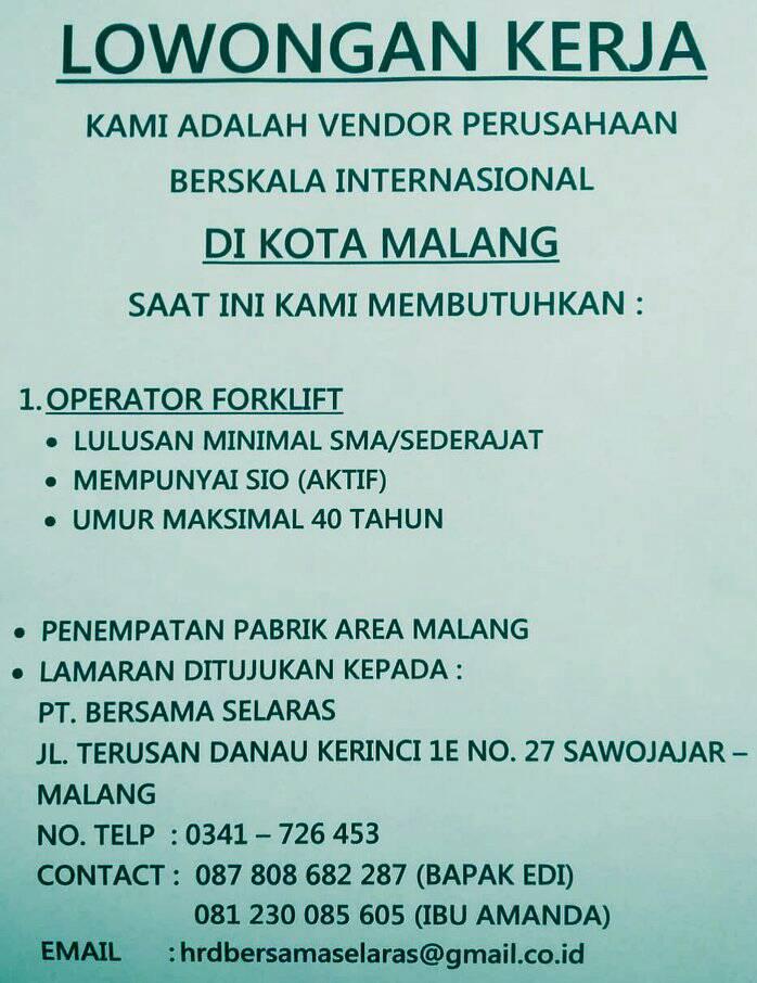 Lowongan Kerja Di Malang Untuk Usia 40 Tahun - Tentang Tahun