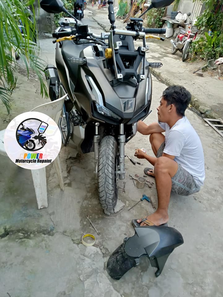 On process work 👍🙏 Honda ADV... - POWER Motorcycle Repaint