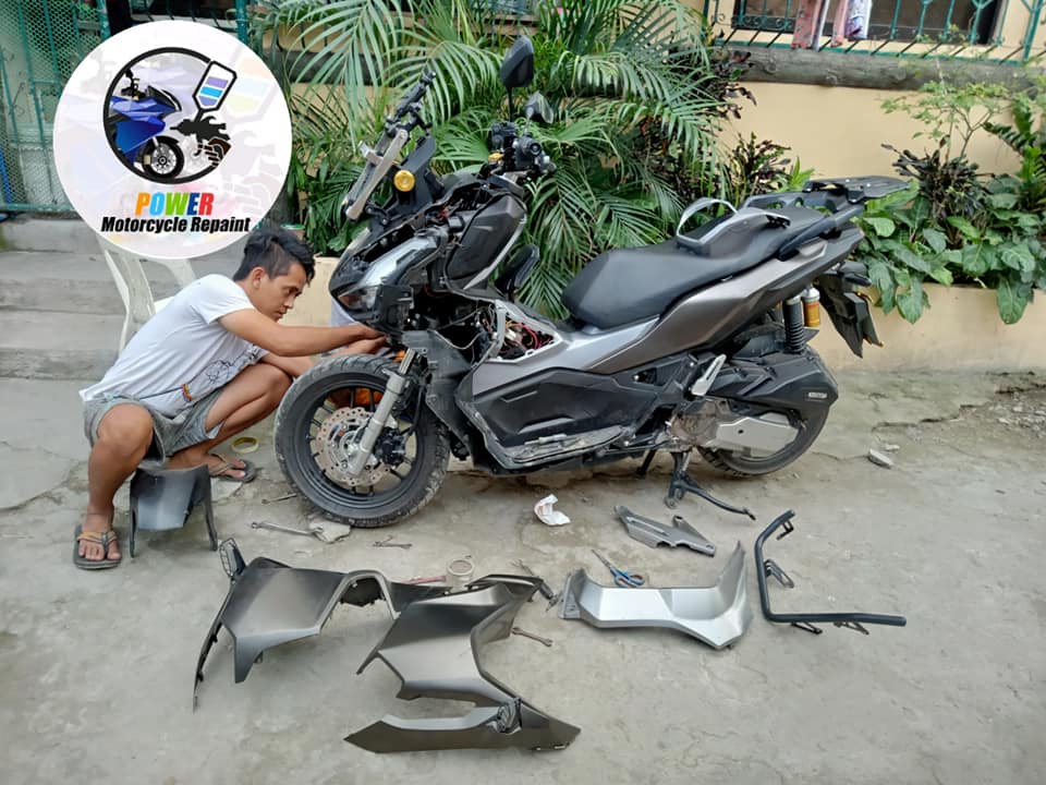 On process work 👍🙏 Honda ADV... - POWER Motorcycle Repaint