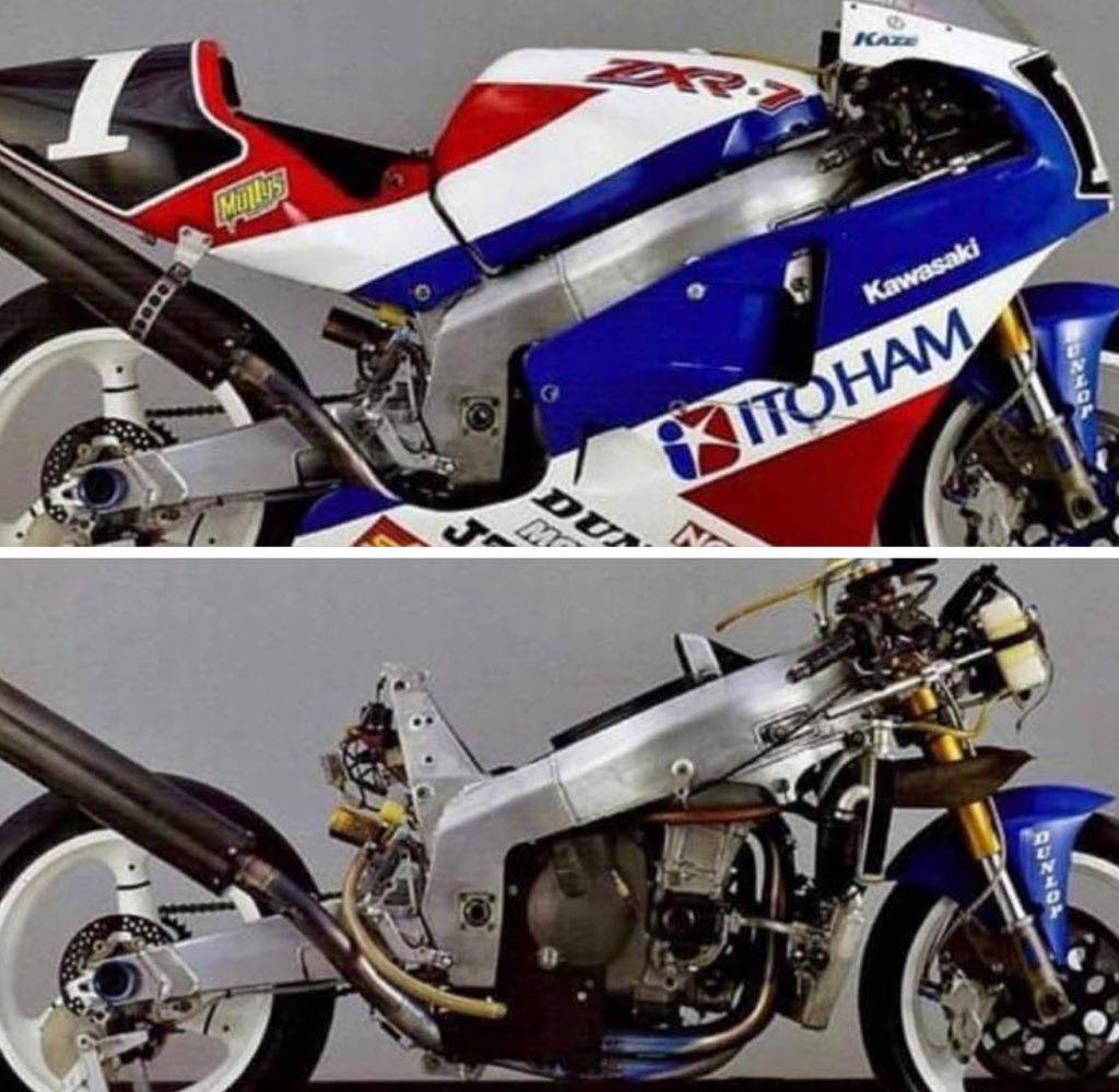 The Suzuka 8 Hours–bred Kawasaki ZXR-7 TT-F1 from 1993 is a pure