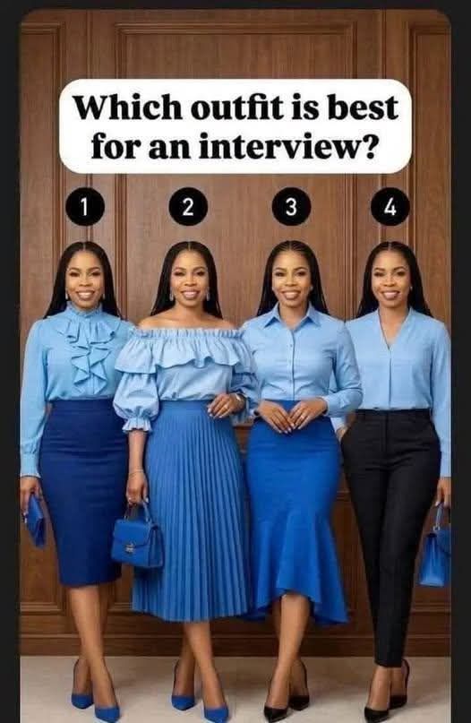 What is the best outfit for a job interview?