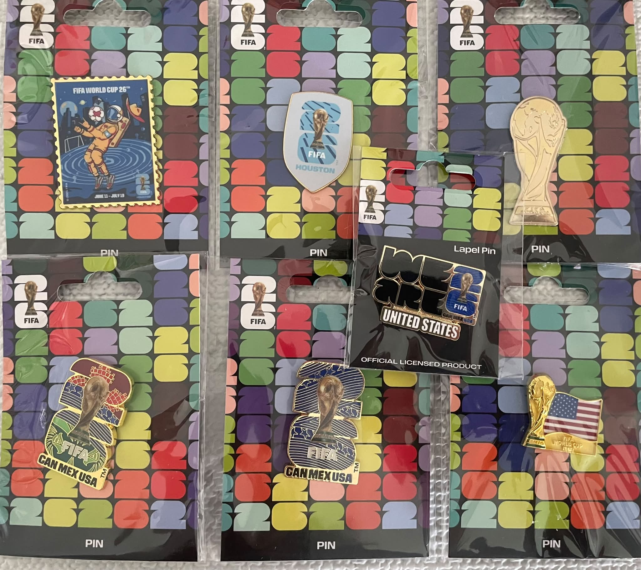 What is the tradition of trading pins for World Cup volunteers?