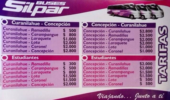 Silpar, Buses y Transportes. | Curanilahue