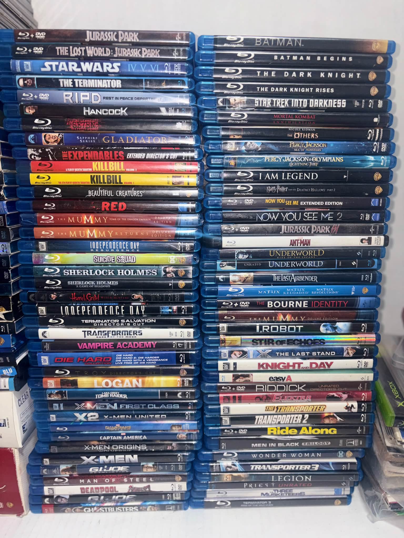 Blu-ray and DVD collection for sale for $250
