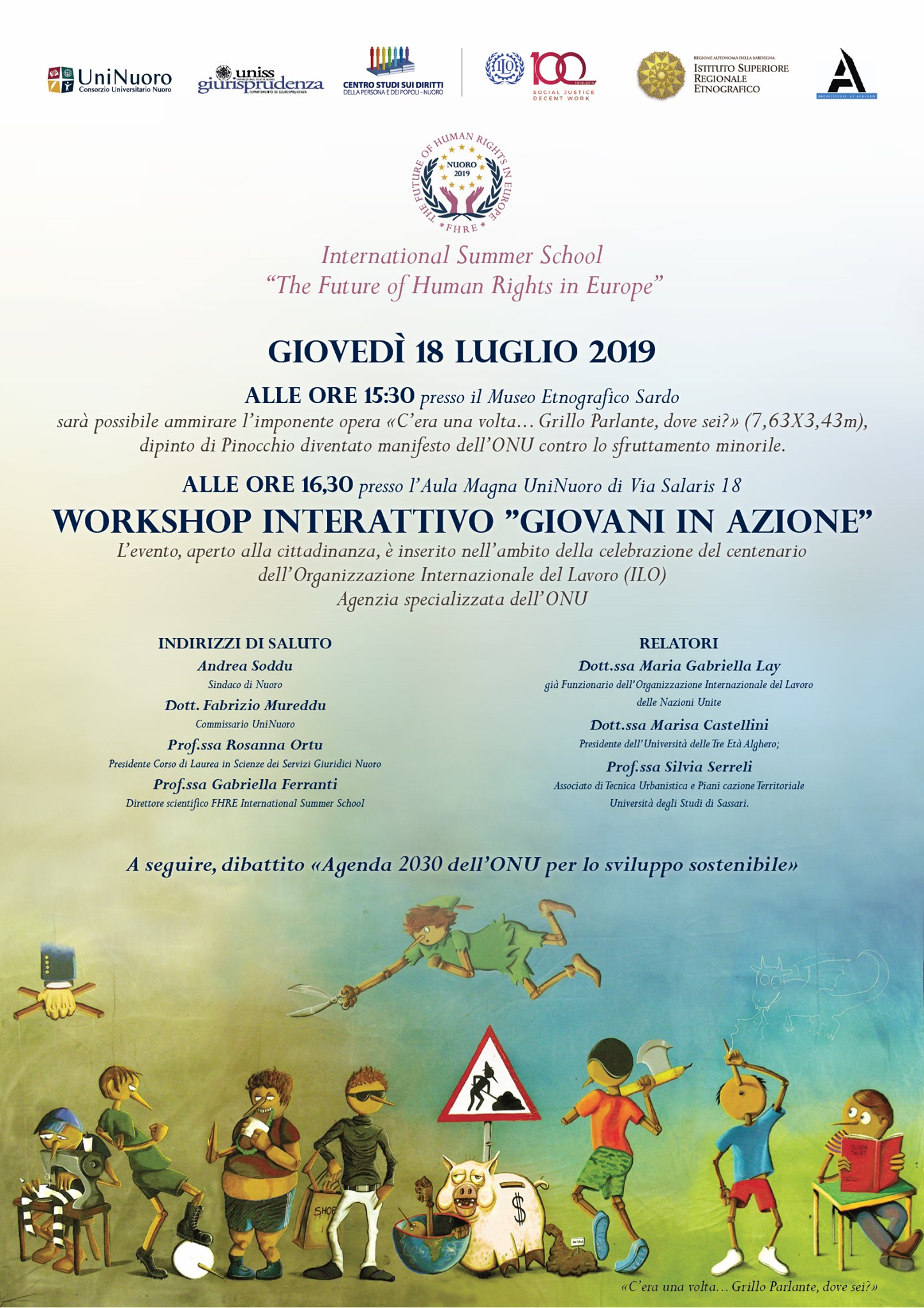Summer School Nuoro "The Future of Human Rights in Europe" | Nuoro