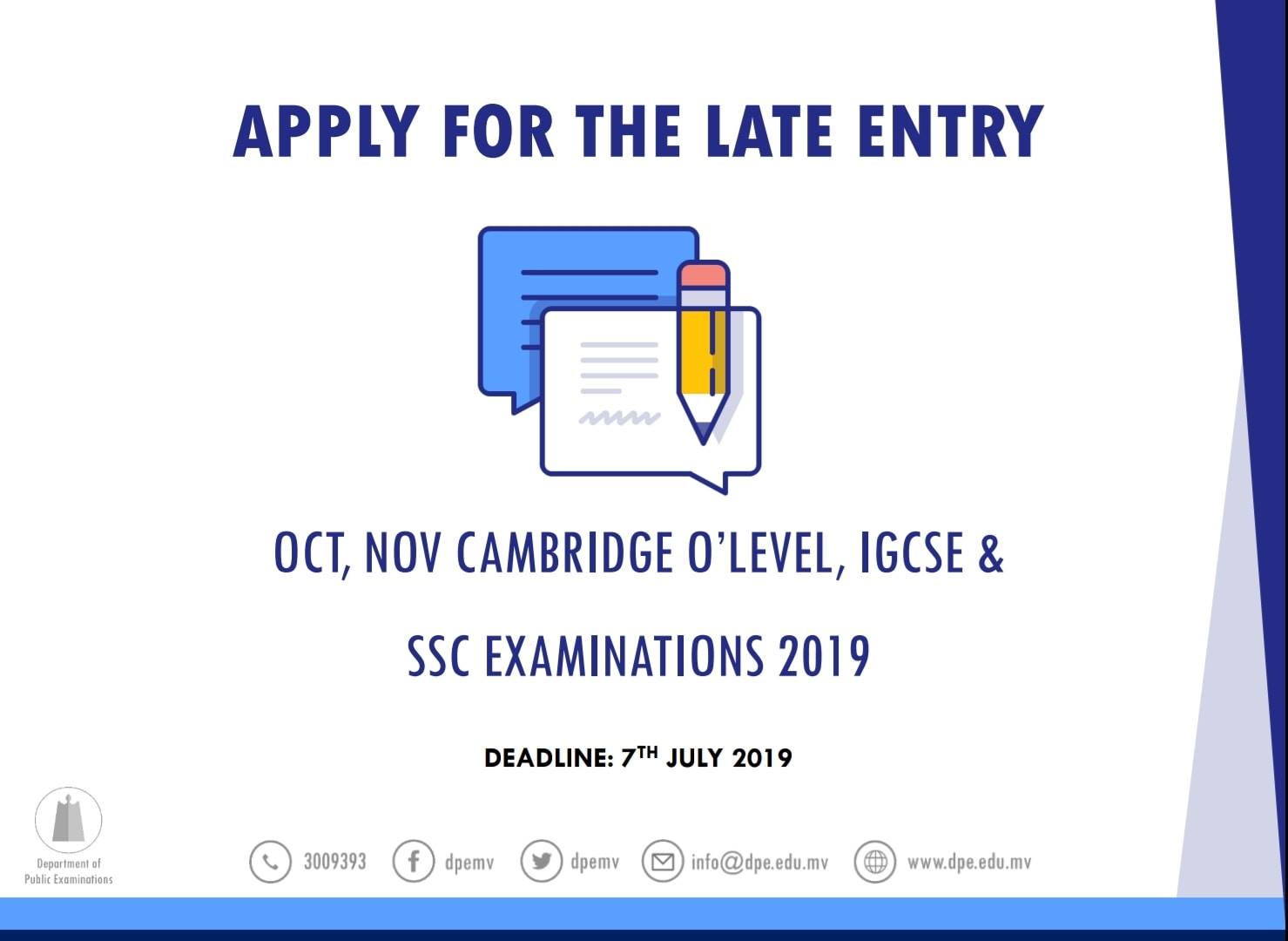 Did you miss this... - Department of Public Examinations