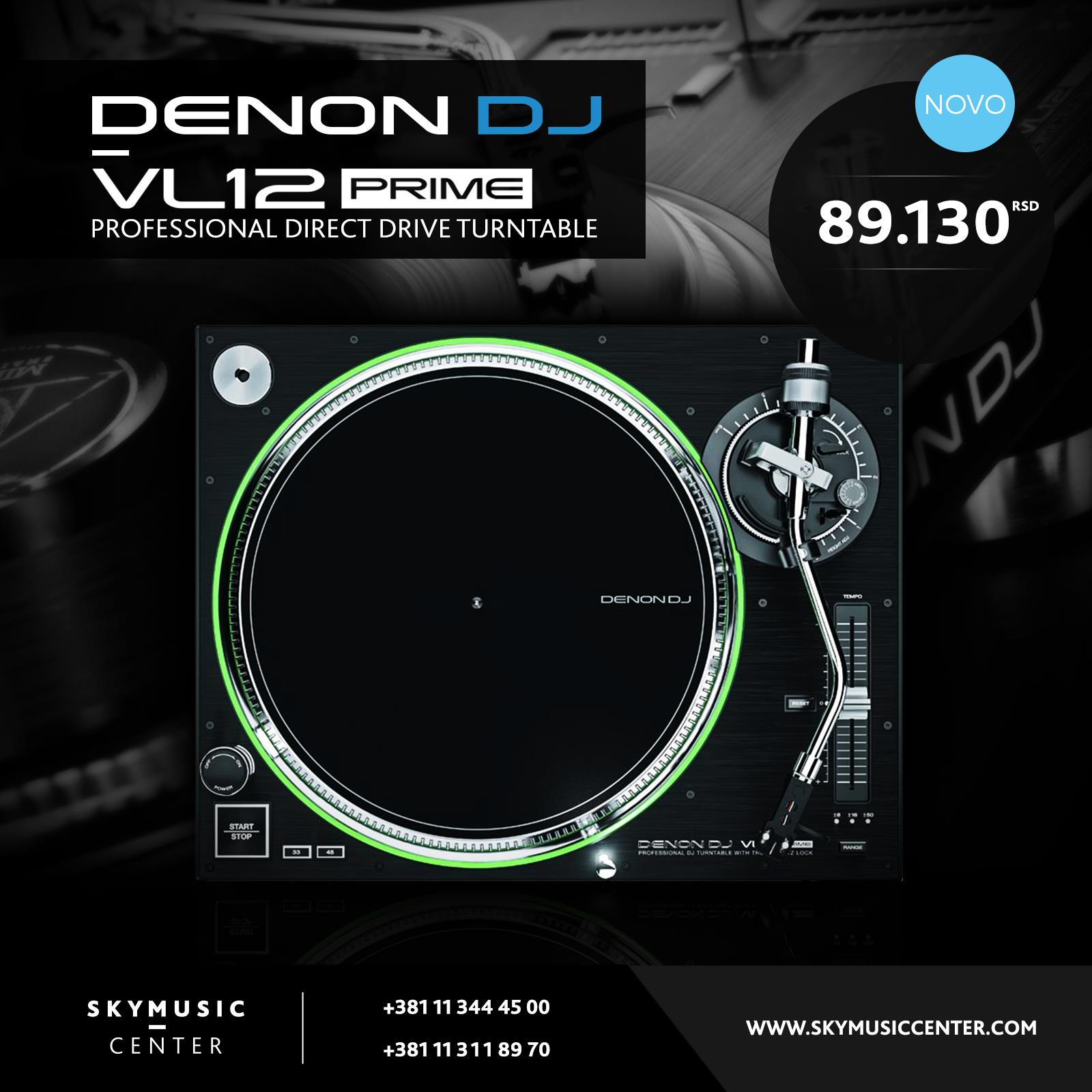 Skymusic Center - 🔵 Denon DJ VL12 prime / Profesionalni...