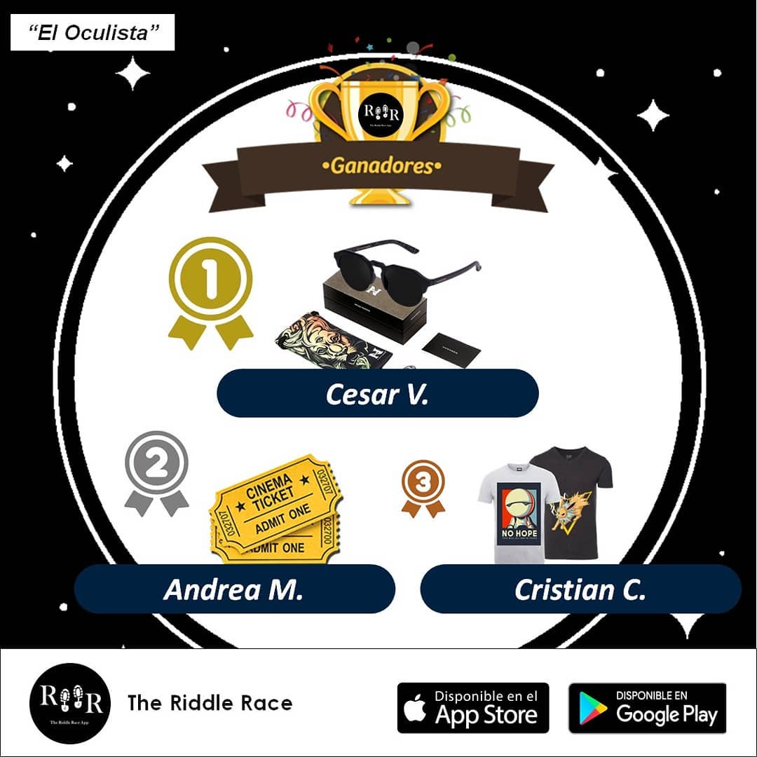 The Riddle Race App - 🔔¡primeros ganadores en The Riddle Race!🔔 ...