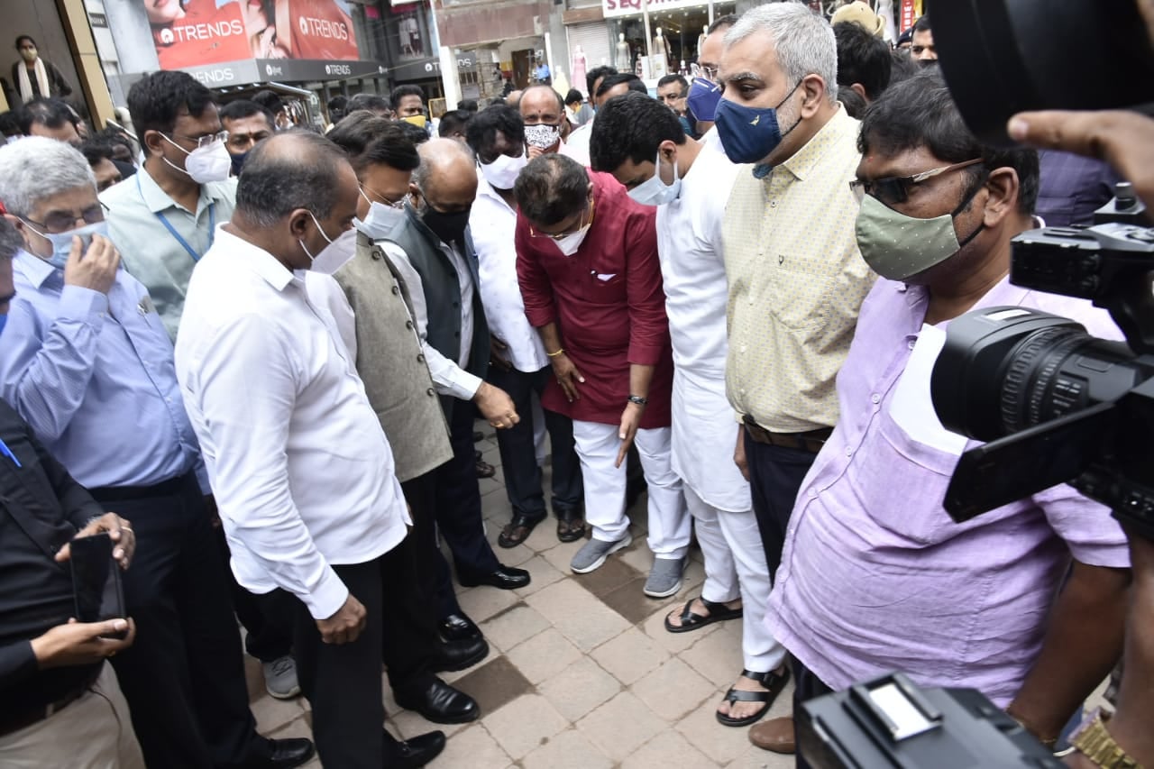 Inspected the redevelopment of... - BBMP Commissioner