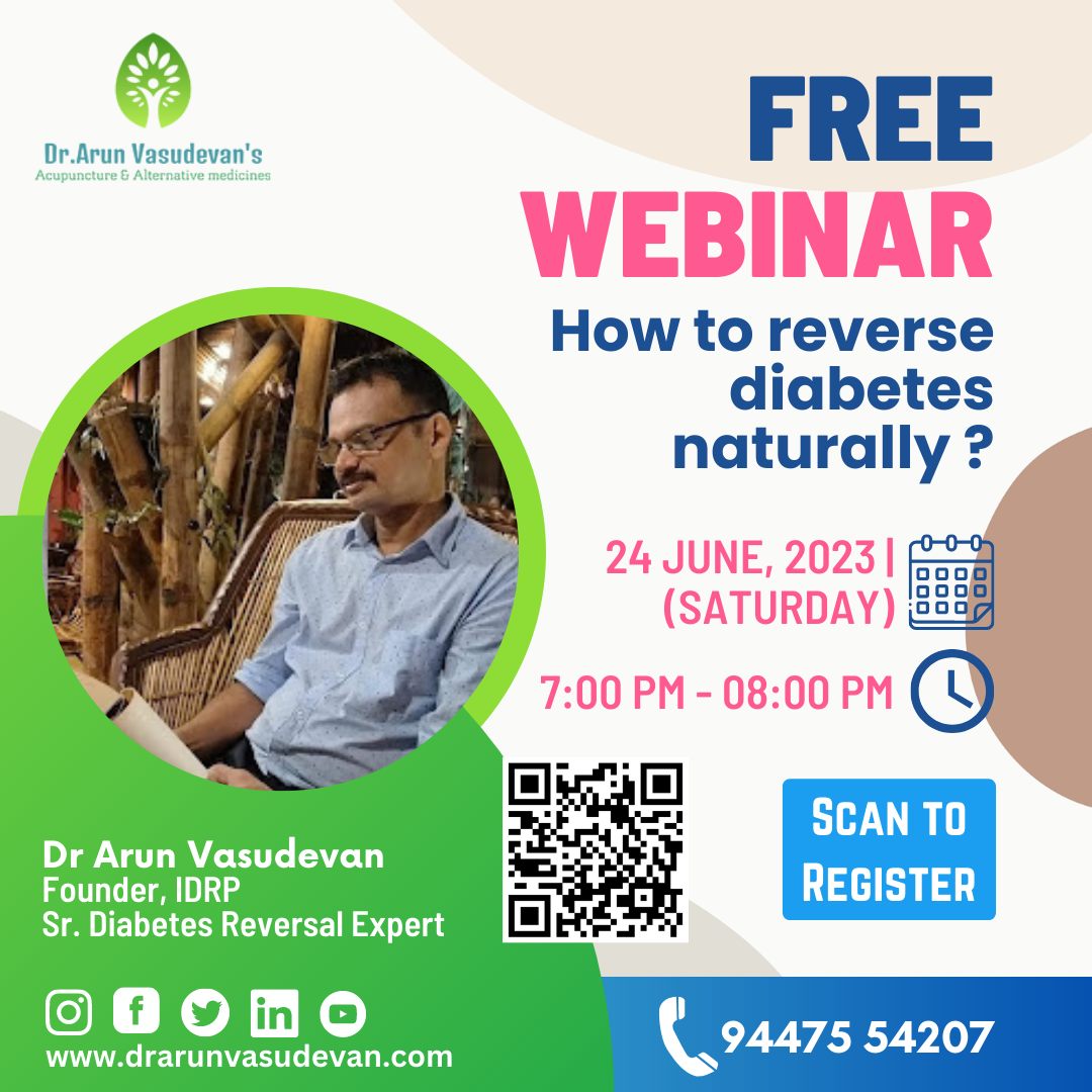 Dr Arun Vasudevan's Diabetes Reversal Program, IDRP