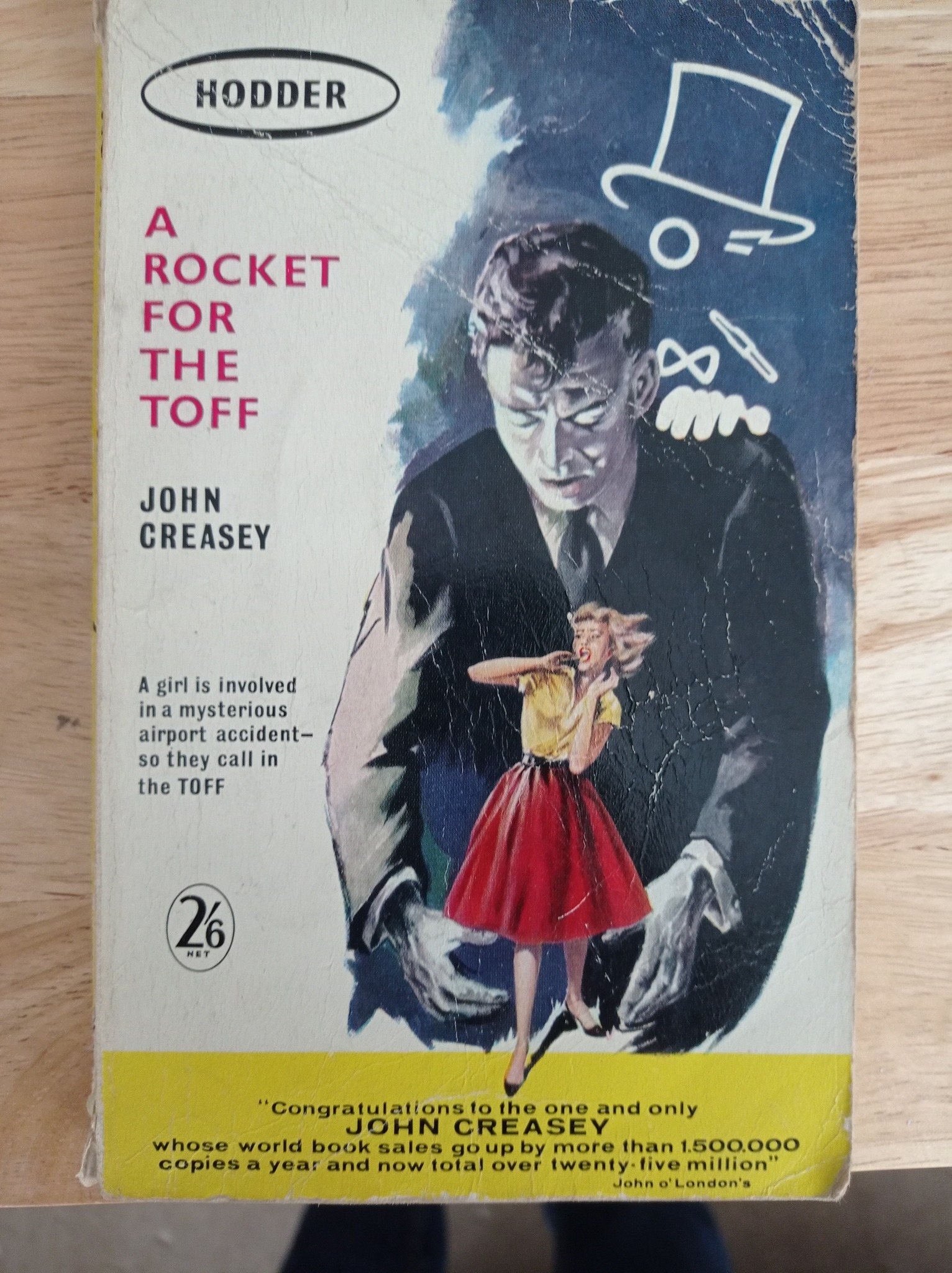 John Creasey book collection with hundreds of paperbacks