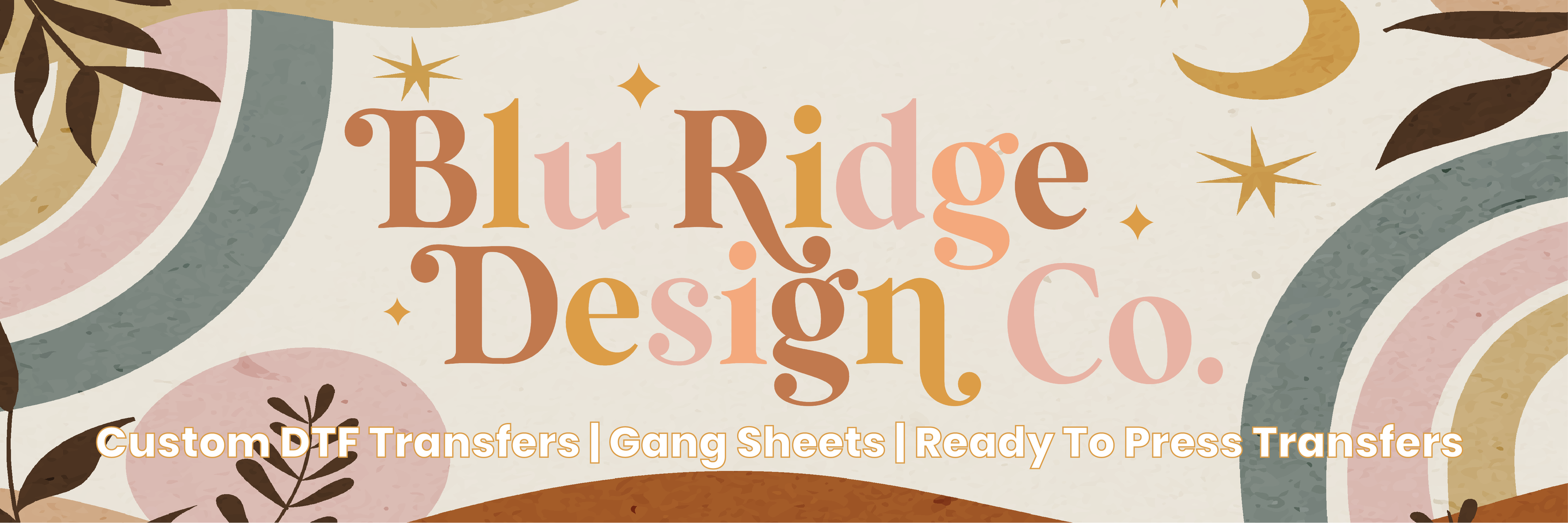 Blu Ridge Design Co. DTF Transfers Same Day TAT Tees Stickers Banners ...