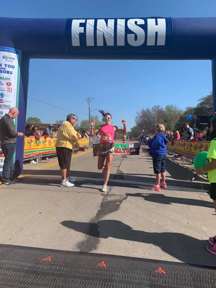 Our Female Winner! Jen Paul at... - Ganzo's Cinco de Mayo 5K | Facebook