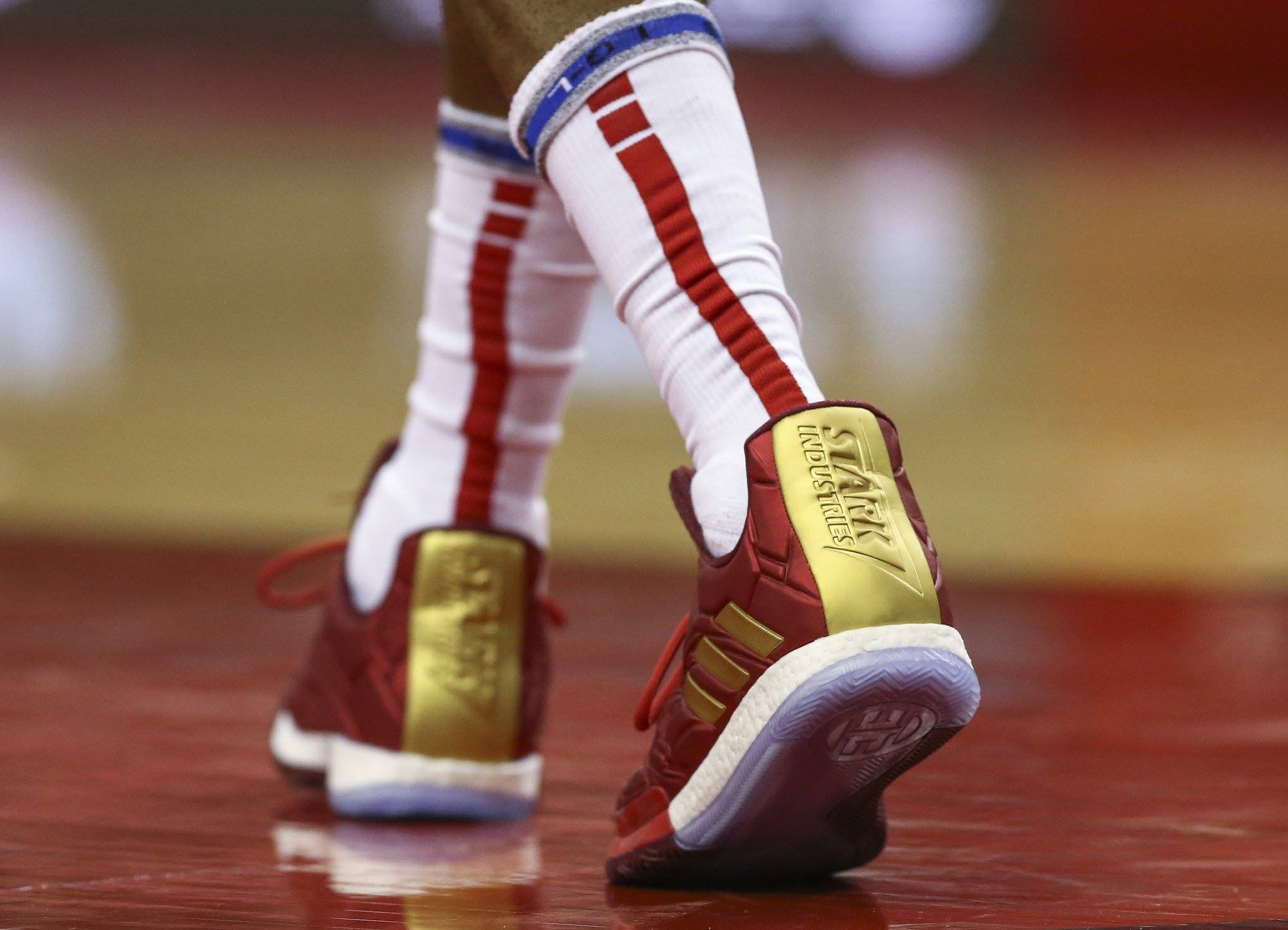 The Iron Man Adidas Harden Vol. 3 comes out on April 26 🔥