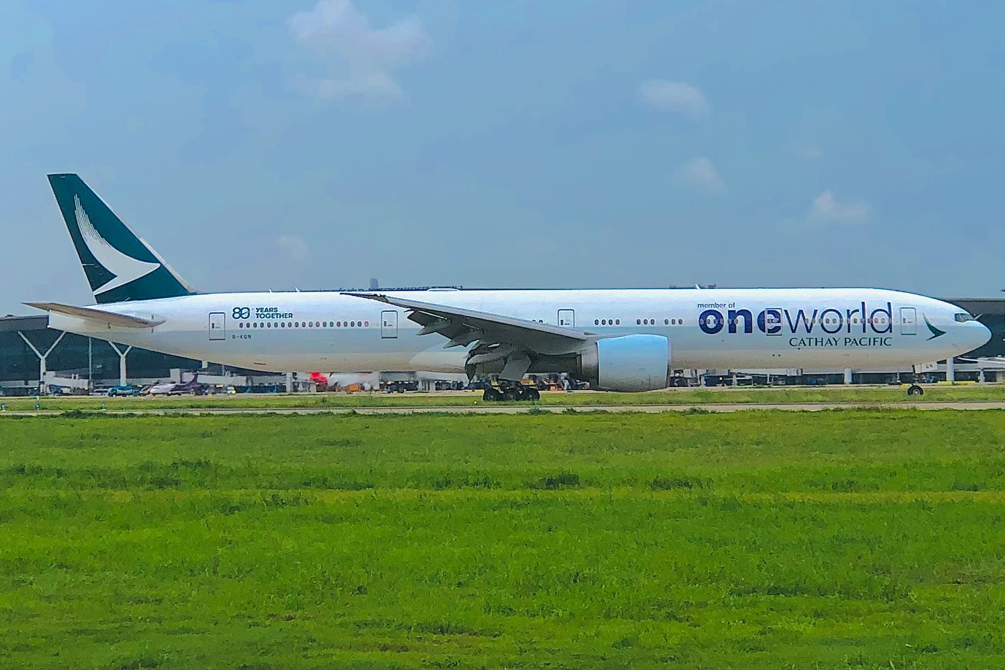 Cathay Pacific Boeing 777 oneworld livery sticker