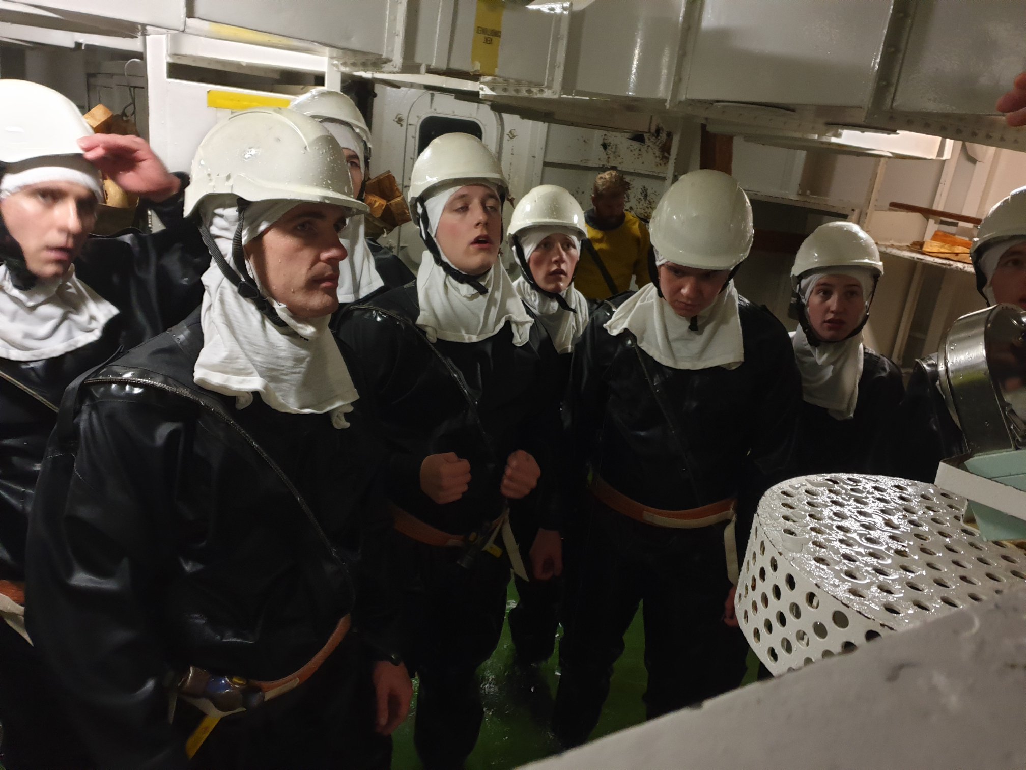 HMS Raleigh - With HMS Havoc taking on water there was...