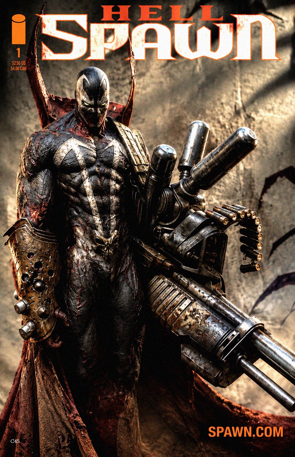 Hellspawn #9 reimagined cover art by Ashley Wood