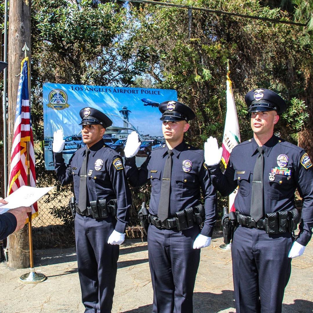 Los Angeles Airport Police welcomes new officers and supervisors