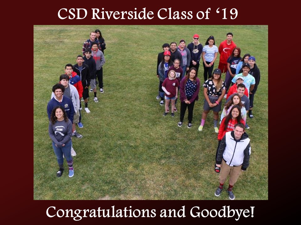 Class of ‘19 -... - California School for the Deaf, Riverside | Facebook