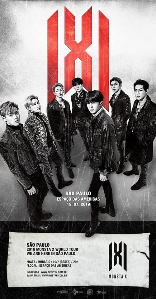 2019 MONSTA X WORLD TOUR WE ARE HERE IN SÃO PAULO Artista