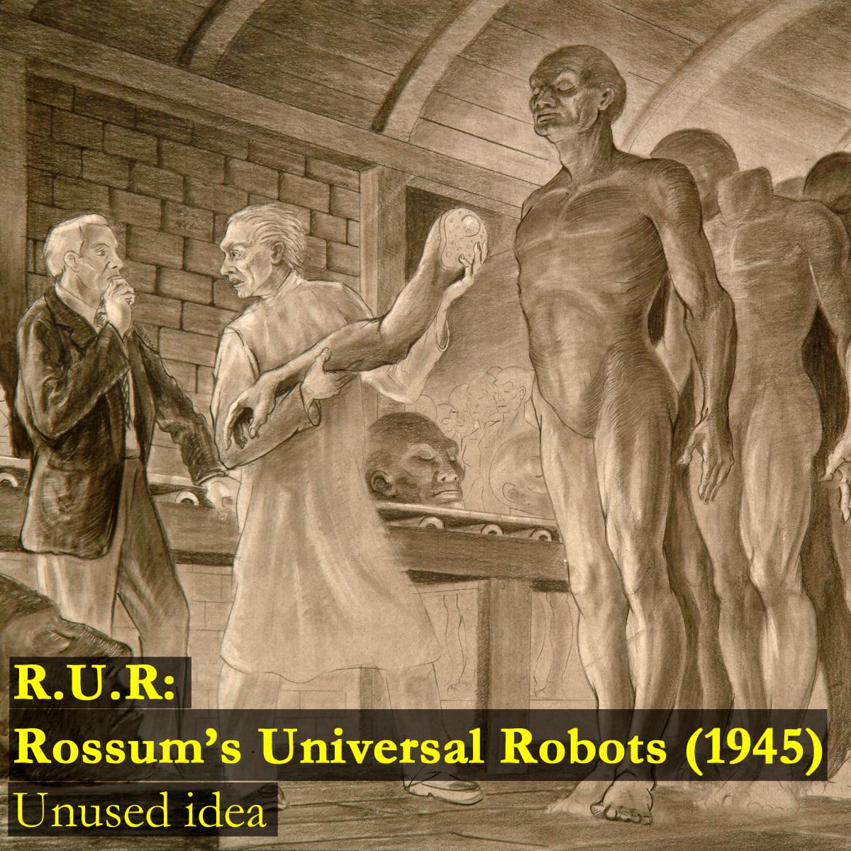 The Ray - Ray Harryhausen created this key drawing for 'RUR- Rossum's ...