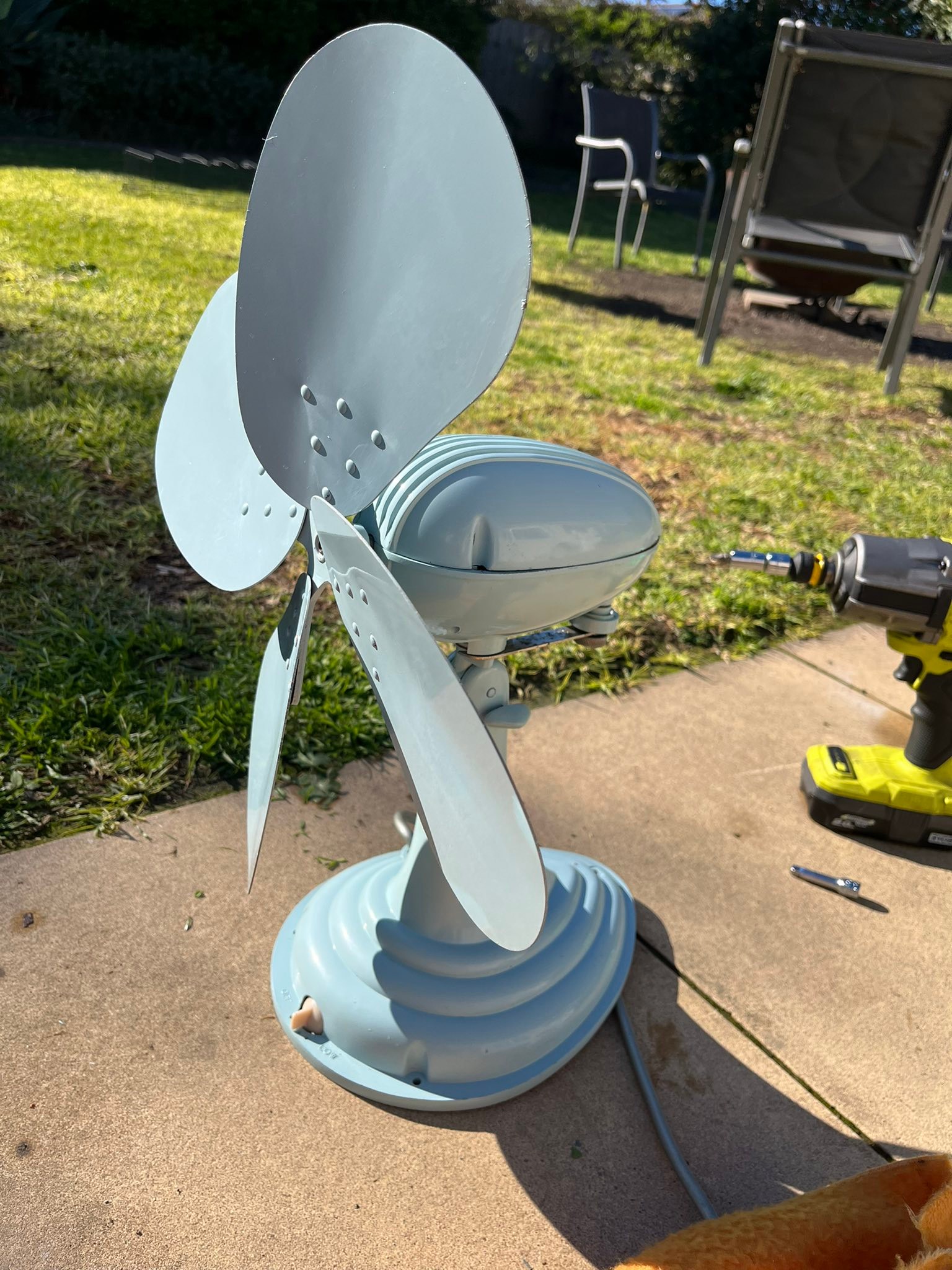 Restoring a vintage Westinghouse fan