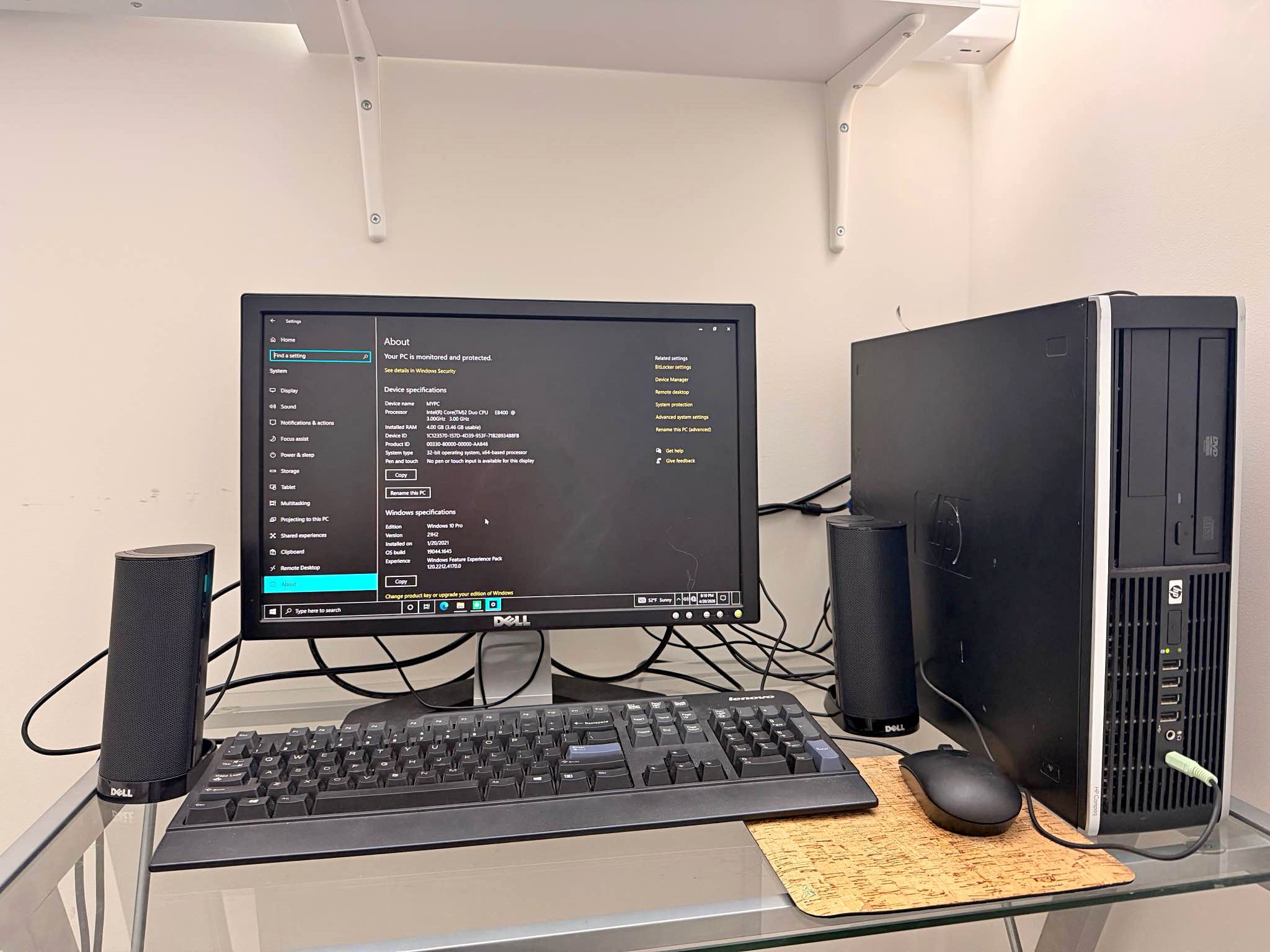 PC set with 1 Tb memory and dell speakers(cash only) - Desktop ...