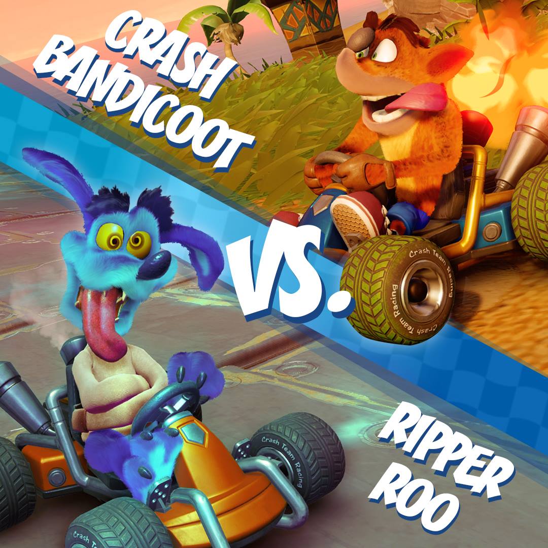 Crash Team Racing Character Ripper Roo