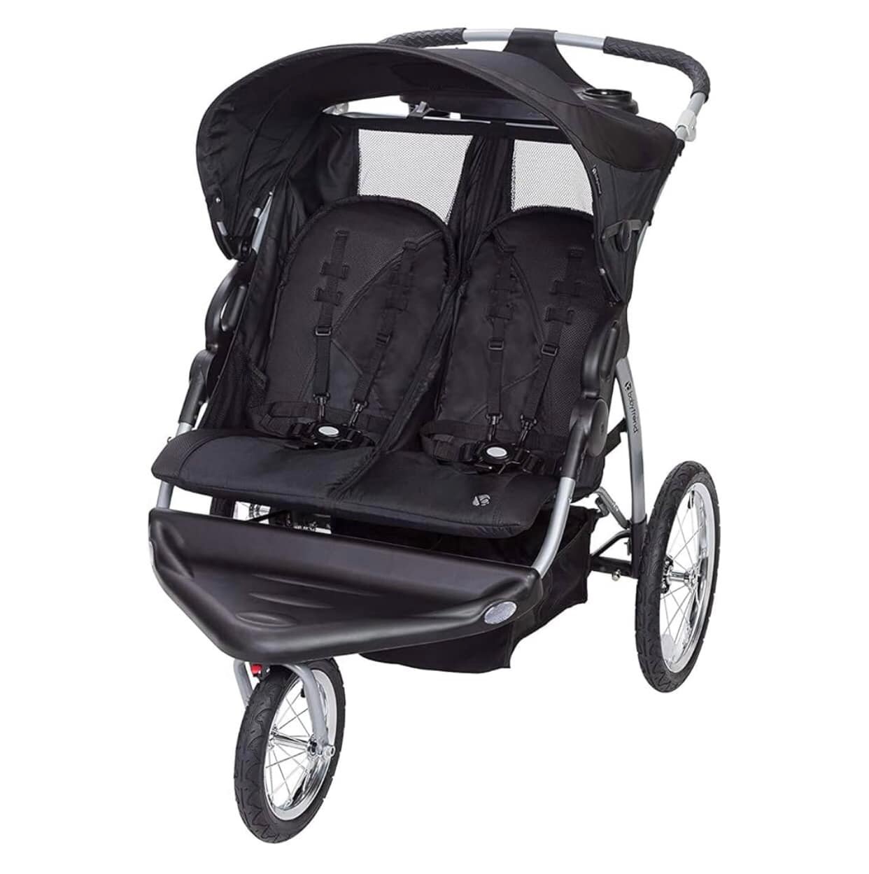 navigator 2-in-1 stroller wagon Baby Trend Wagon, 2023, Madrid Gray Color:Ursa Ballistic/Emerald 210 Cerylon SKY9590:100-0-0-0 point safety harness belts Bravo Stroller Rear Wheel