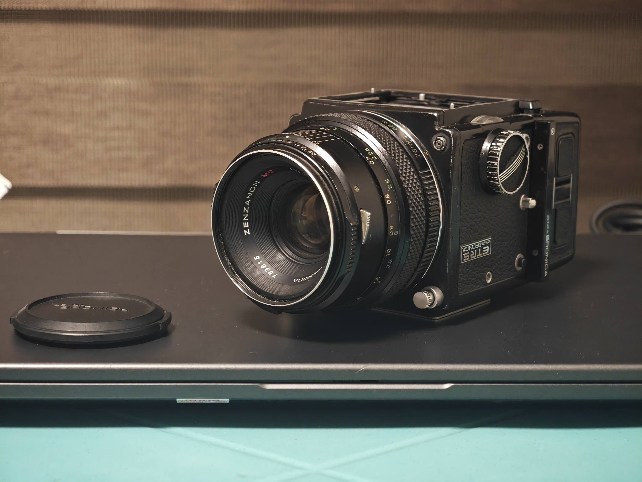 Vintage Bronica ETRSi Camera and Zenzanon 75mm Lens Photography