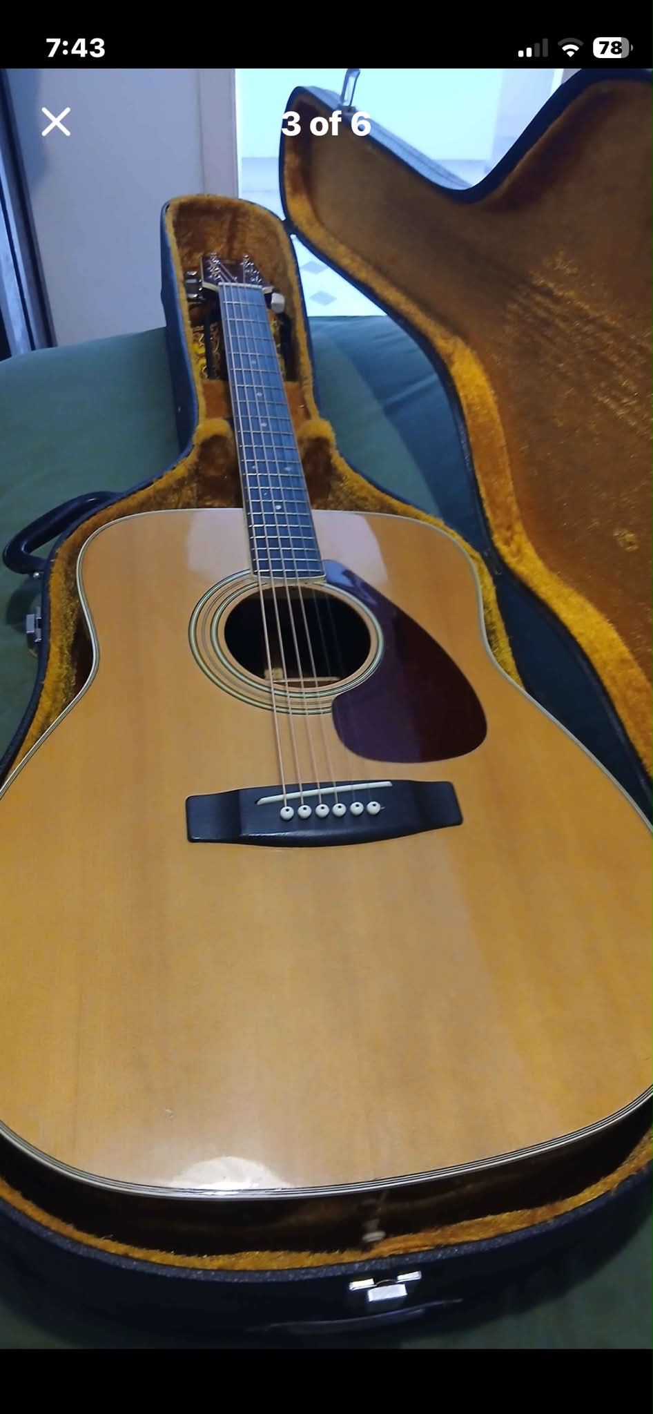 Very old Yamaha guitar F360 TBS series YAMAHA 08/09/2025 19:36