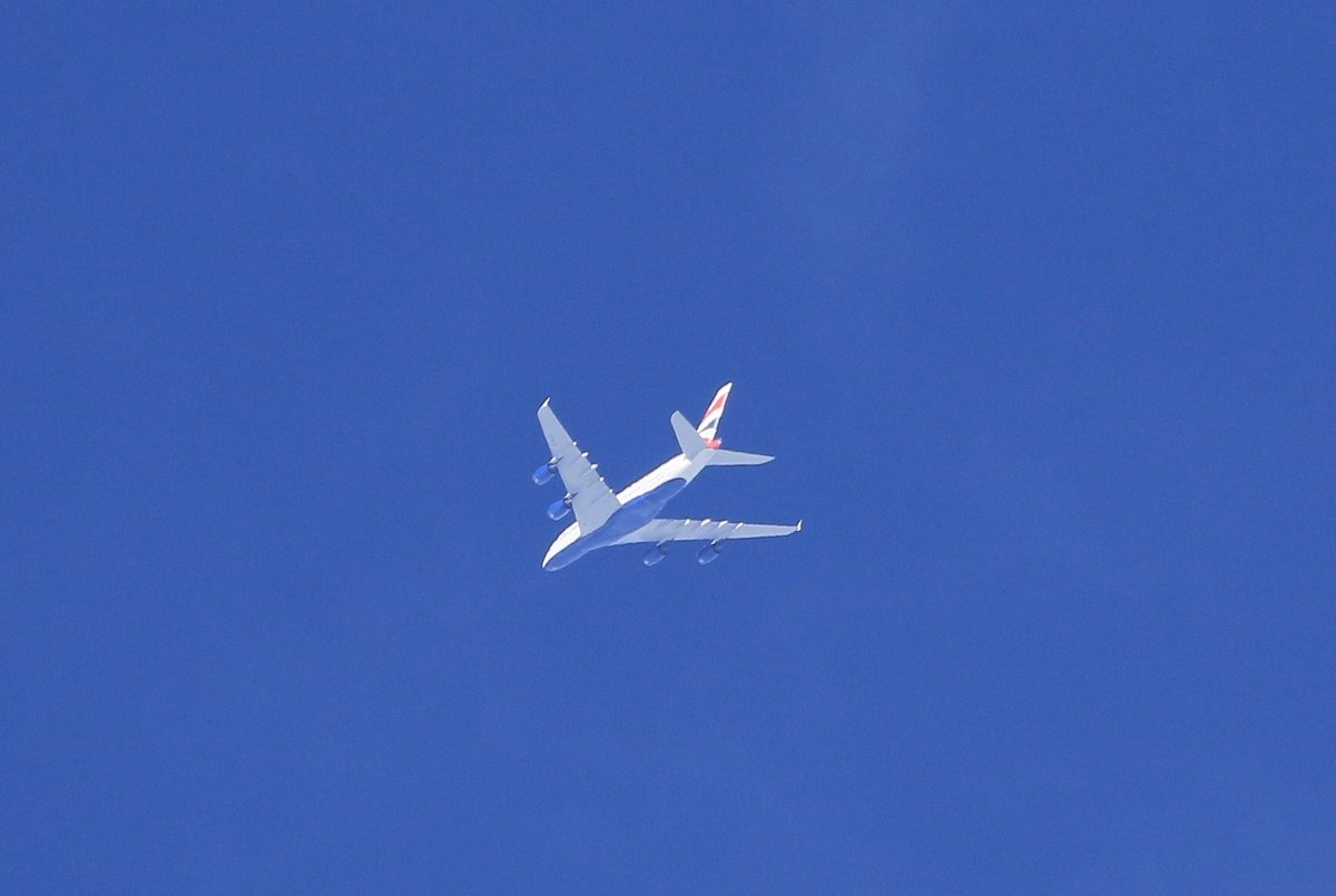 Michael - British Airways flight BA285 overhead just now, just under 50 ...