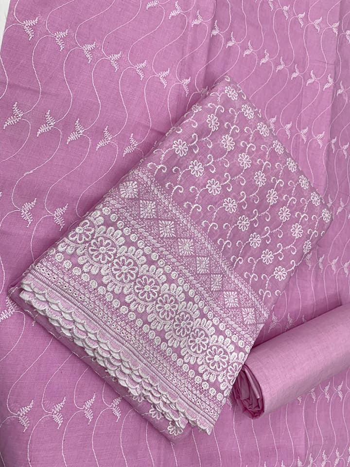COTTON CHICKEN TOP 2:40* *FRONT AND BACK CHICKEN* *COTTON BOTTOM(2:10)* * COTTON DUPPTA WORK(2:20)* *1000 Free Shipping April