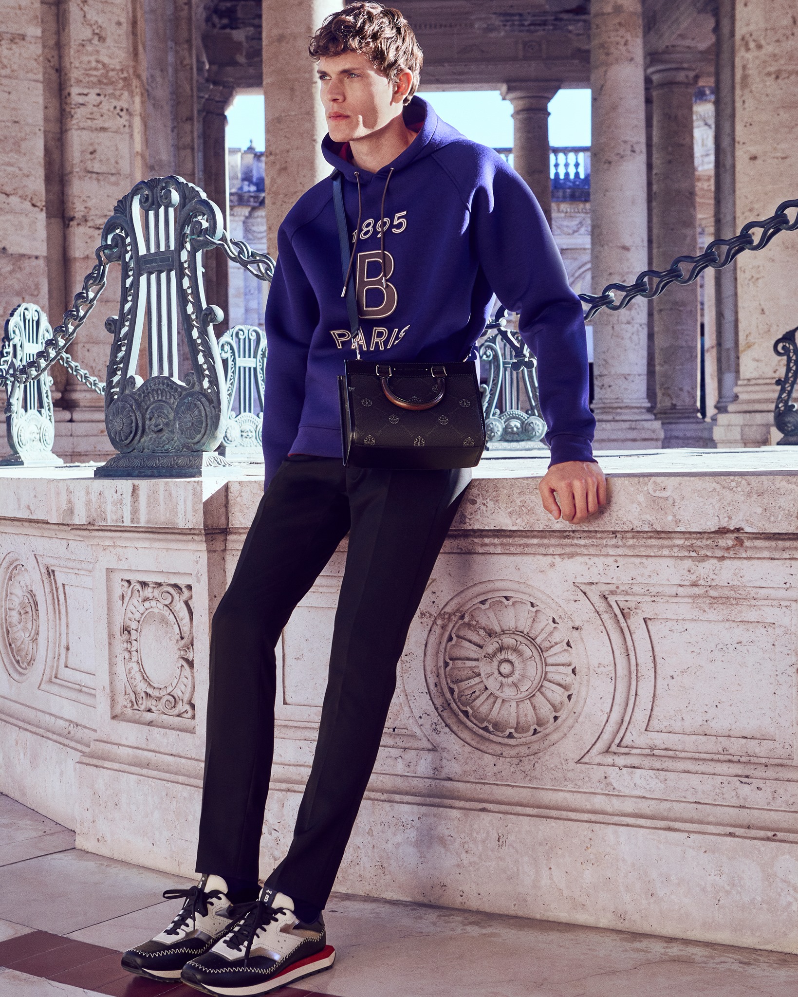 BERLUTI MILES Monogram Shoulder Bag