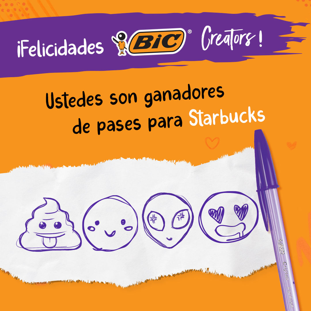 BIC Mexico - ¡Sus emojis fueron de lo más top!...